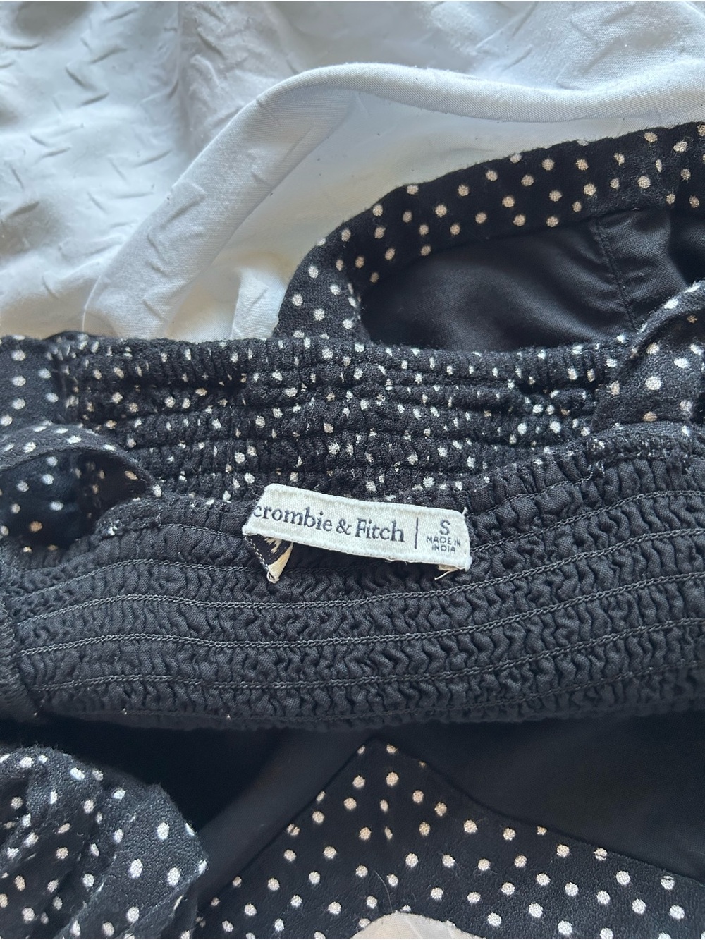 Abercrombie & Fitch Black and White Polka Dot Matching Set - Picture 7 of 7